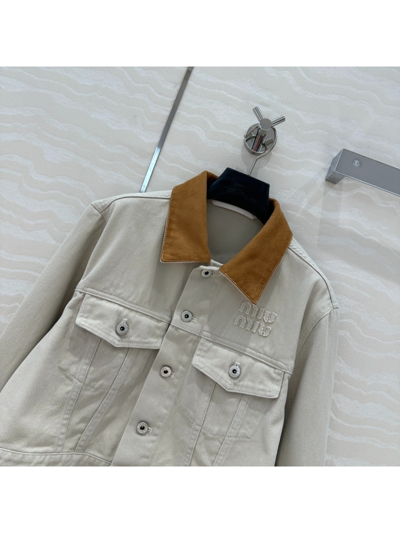 Miu Miu Vintage Contrast Denim Jacket