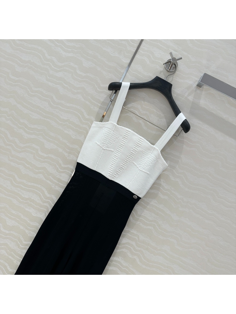 Chanel Coco Elegant Corset Jumpsuit Black and White