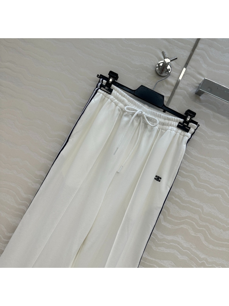 Celine Exclusive White Striped Pants - Limited Edition