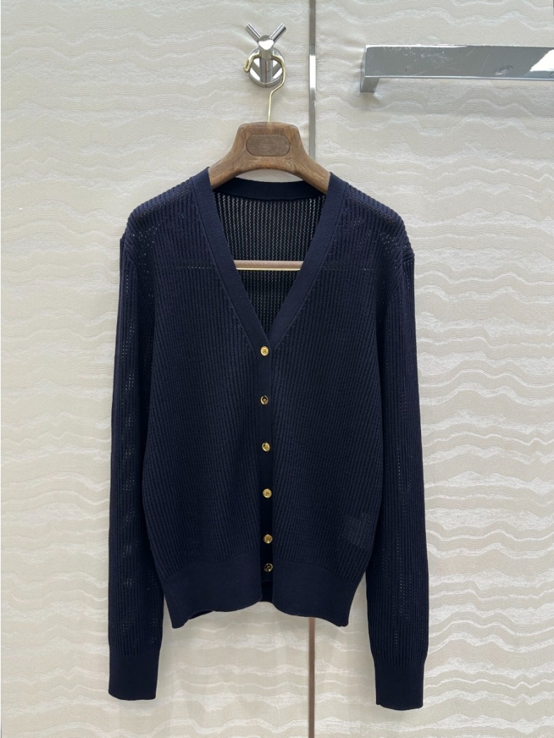 Loro Piana Exclusive V-Neck Knitted Cardigan Navy