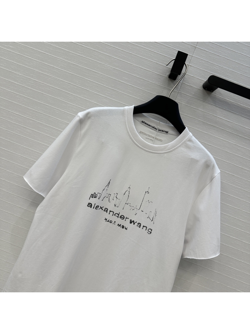 Alexander Wang Exclusive Graffiti Sketch T-Shirt - Premium Cotton Boyfriend Style