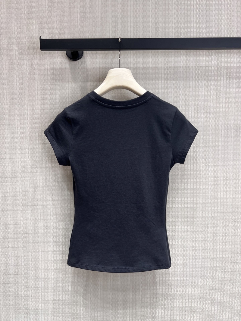 Alexander Wang Slim-Fit Hot-Stamped Radial Logo T-Shirt in Washed Black