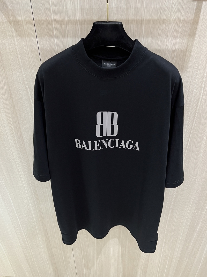 Balenciaga Black Nano BB Print Oversize T-Shirt