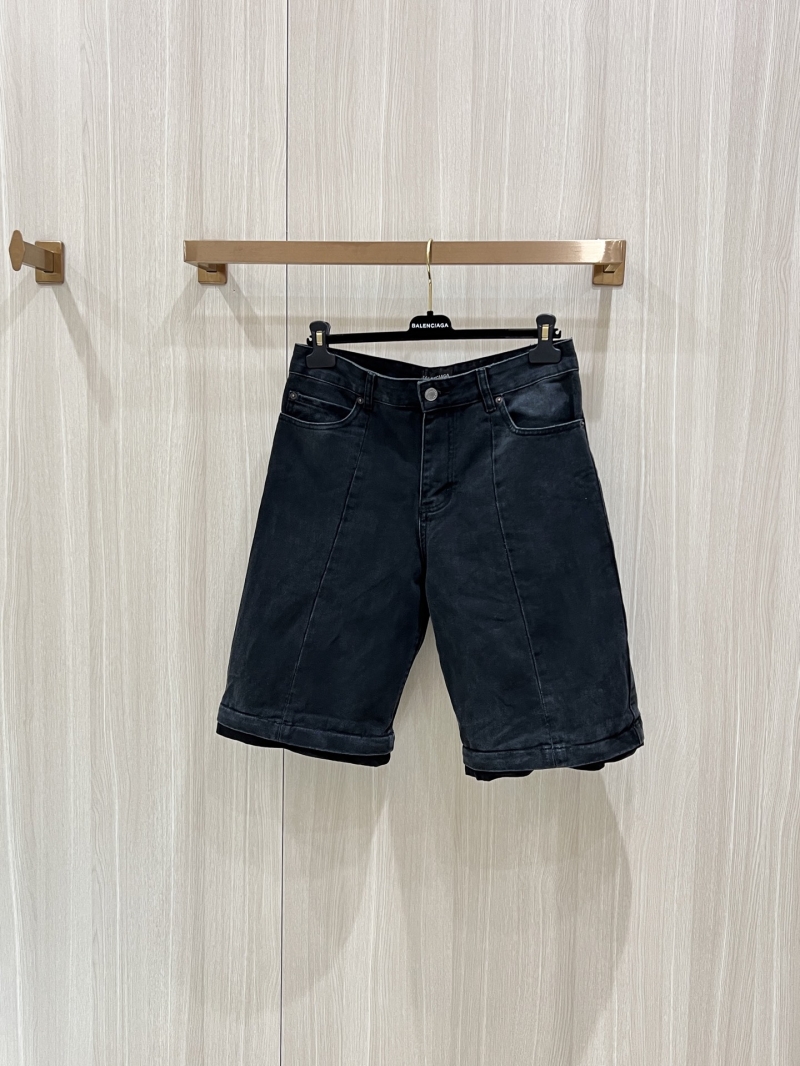 Balenciaga 25SS Flared Cargo Detachable Denim Pants - Exclusive Distressed Style