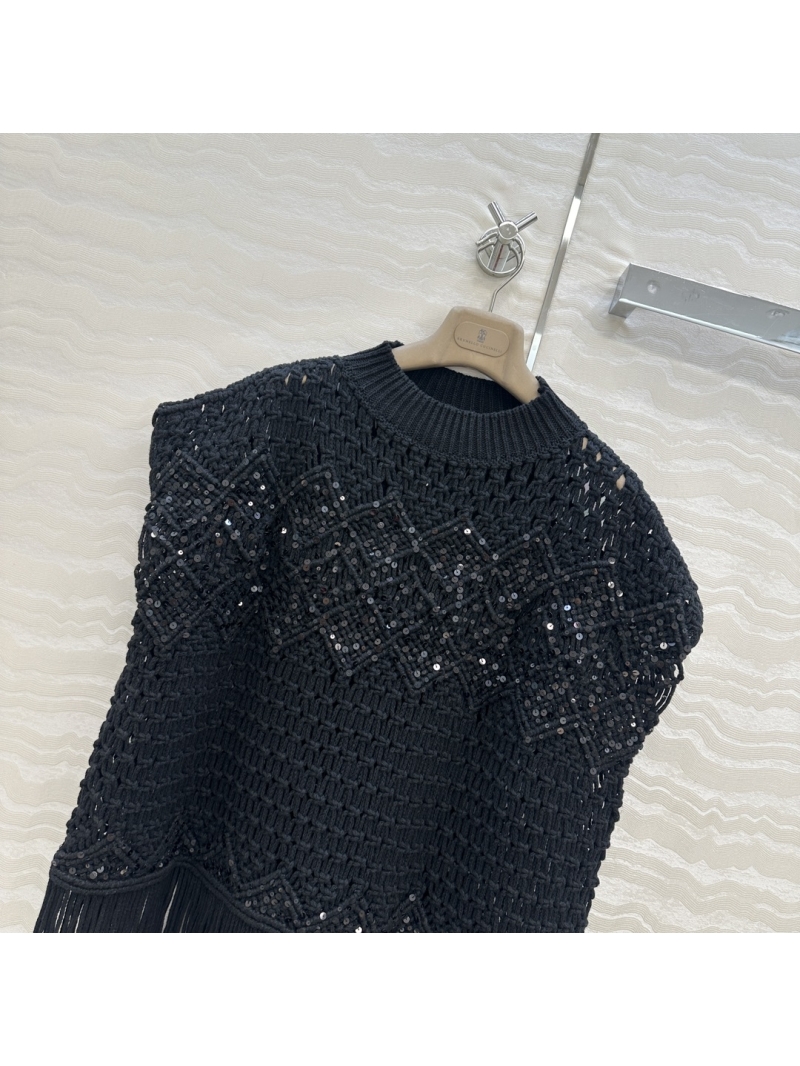 Brunello Cucinelli Limited Edition Handwoven Cape Shawl - Imported Linen Luxe Elegance