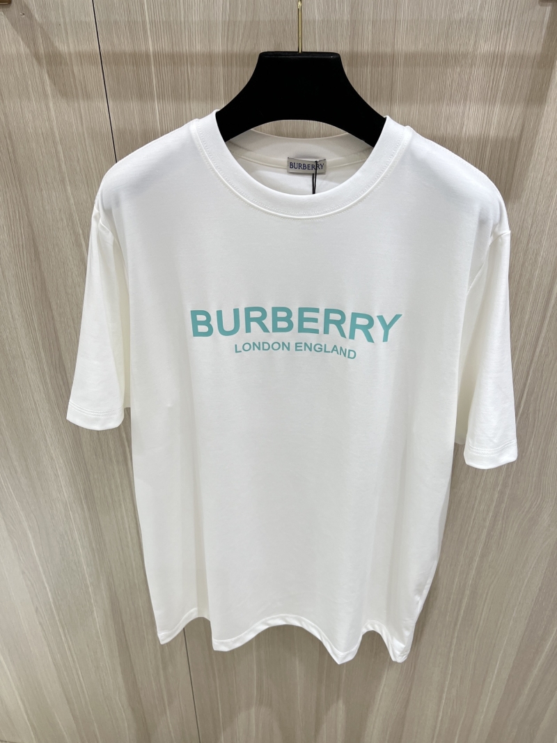 Burberry Signature Letter Stripe T-Shirt - Luxe Casual Comfort