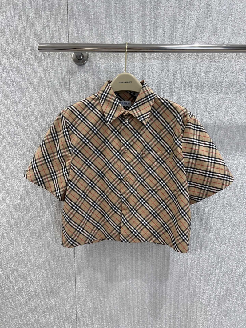 Burberry Vintage Check Short-Sleeve Shirt - Exclusive Retro Style