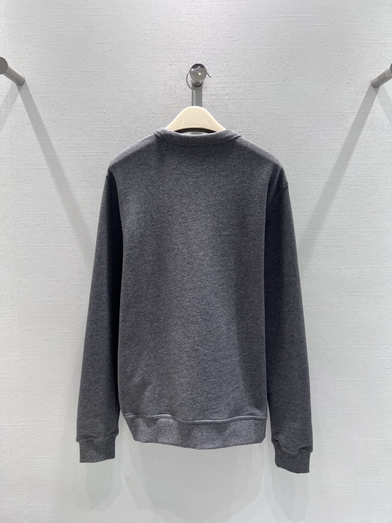 Burberry War Horse Graphic Sweatshirt in Charcoal Grey — Exquisite Long-Staple Cotton, Signature Logo, Timeless Fit