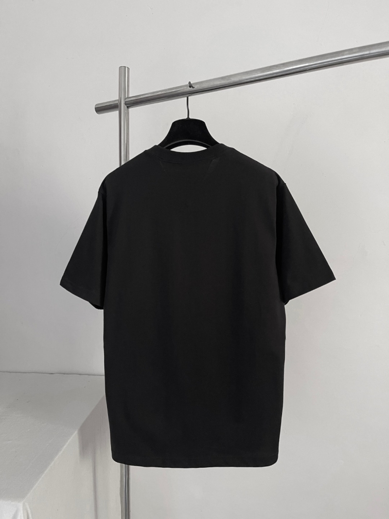 Bottega Veneta Face Mask Print Relaxed Cotton T-Shirt in Black