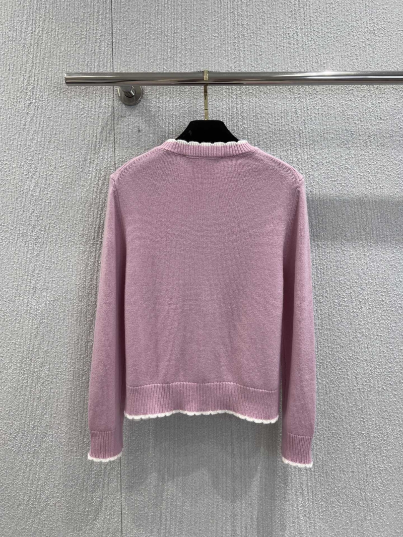Chanel 25B Métiers d'Art Collection Ballerina Jacquard Knit Sweater in Soft Lavender