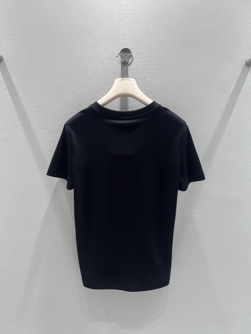 Chanel Coco Mademoiselle No. 5 Perfume Graphic T-Shirt in Black