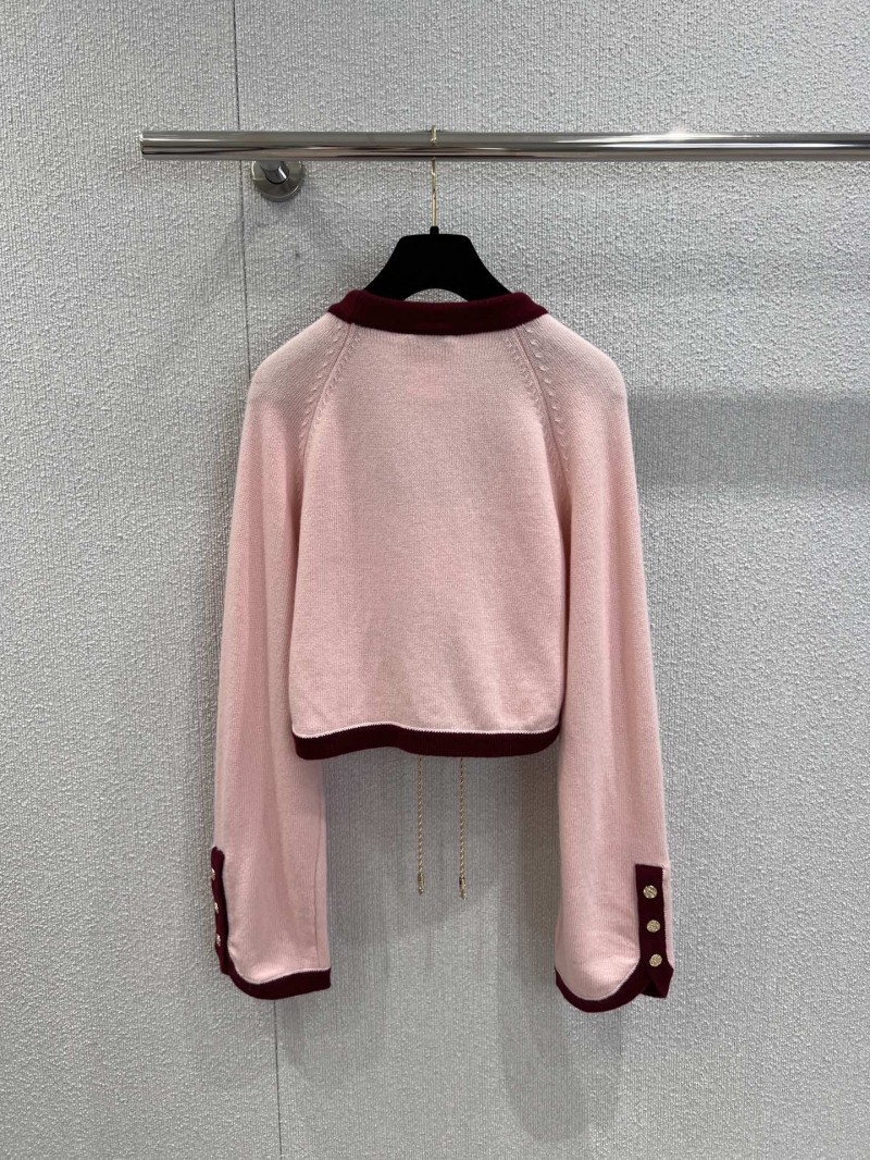 Chanel-Inspired Pink Crochet Cardigan - Luxe Cashmere Blend