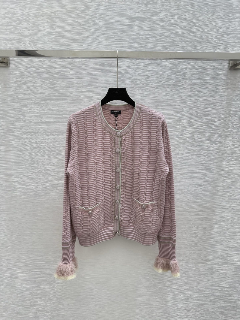 Chanel Early Autumn Colorblock Wool Cardigan - Luxe Elegance