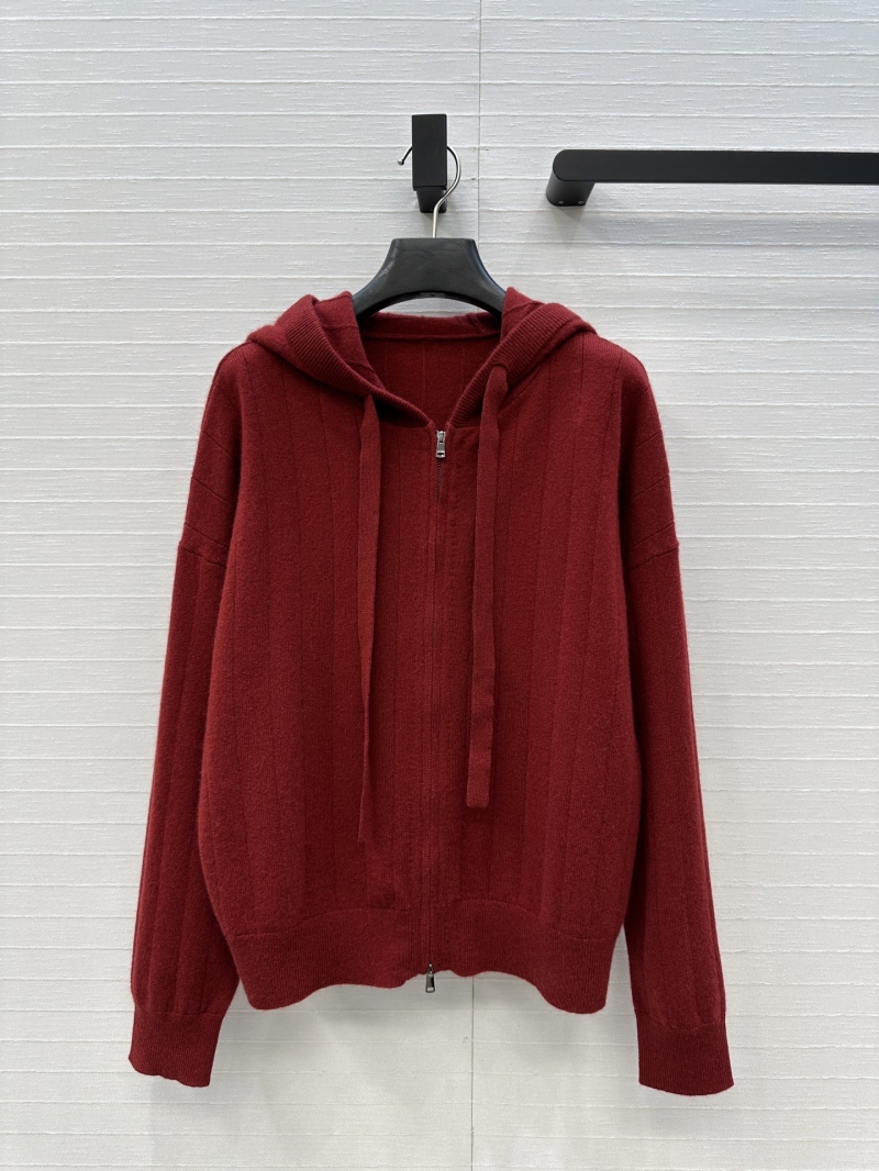 Mamara Exclusive New Arrival: Luxe Old Money Cashmere-Like Knit Hoodie & Pant Set in Deep Burgundy