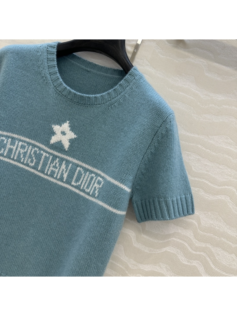 Dior Miss Dior Peacock Green Limited Edition Cashmere Sweater - Luxe Elegance