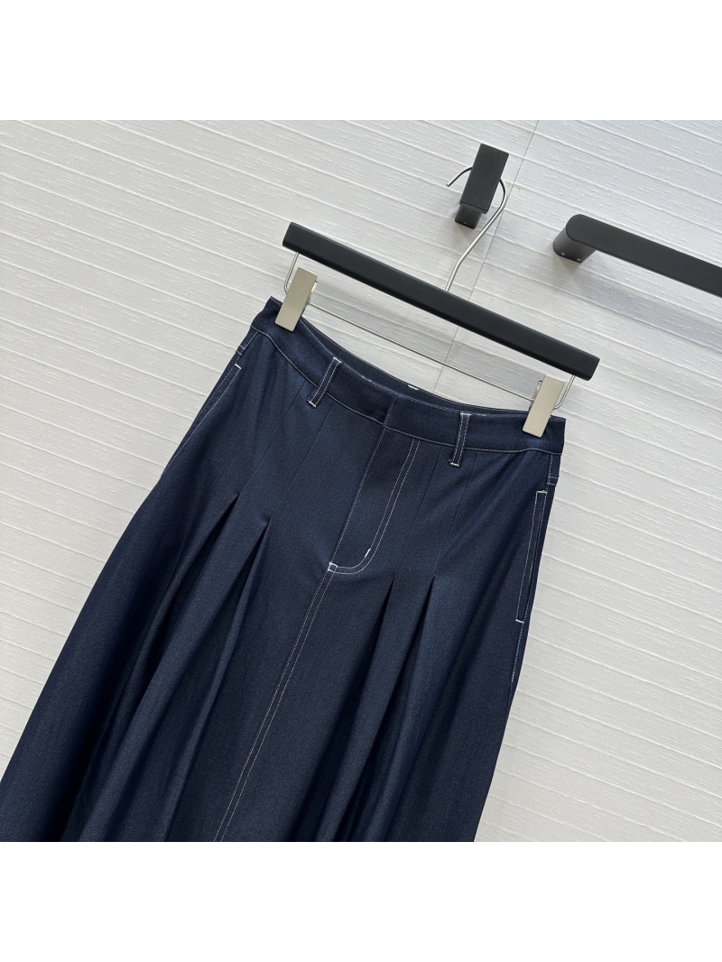 Dior Spring/Summer 2025 Denim Tencel Half Skirt - Chic & Casual