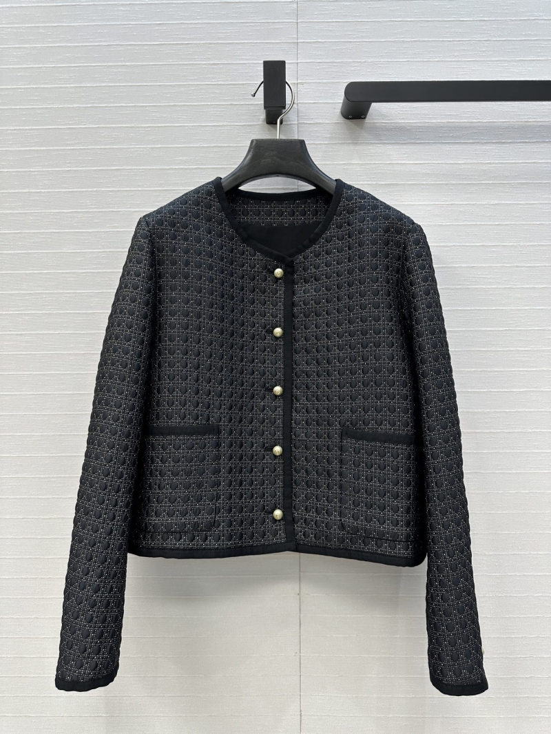 Dior Exclusive Black & Gold Cannage Quilted Jacket - Luxe Early Spring Resort Collection