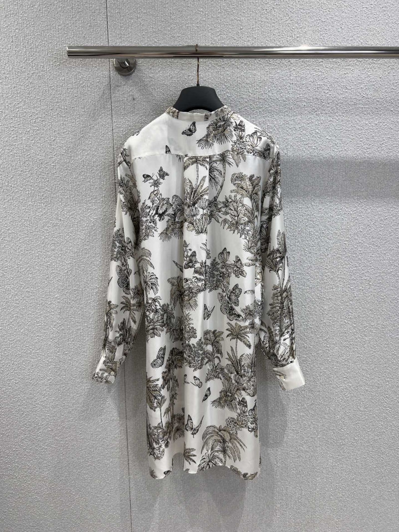 Dior Early Autumn Luxe Silk Shirt with RuYi Print