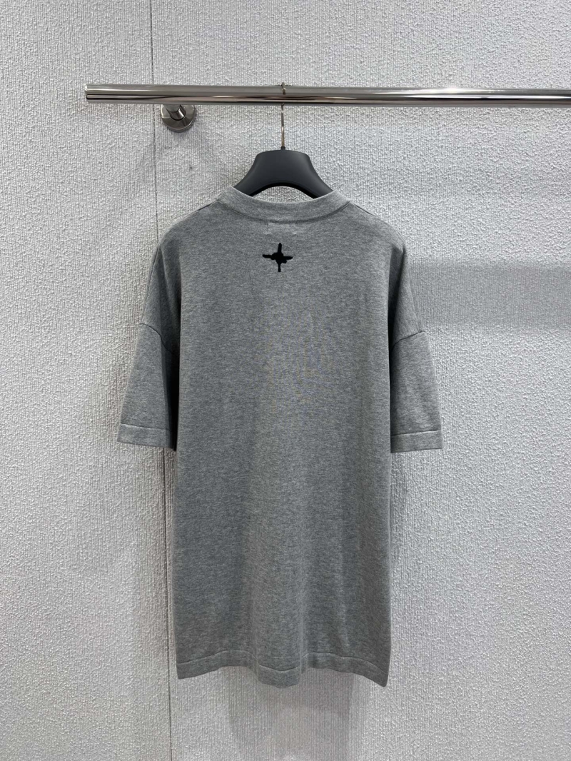 Dior Sunflower Knit Short-Sleeve Top - Exclusive Luxe Edition