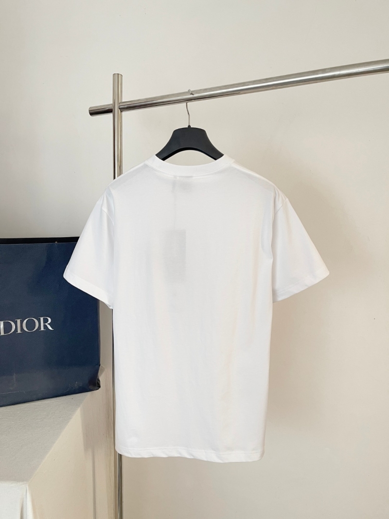 Dior Embroidered Horse Cotton Jersey T-Shirt in White - Summer 2026 Collection