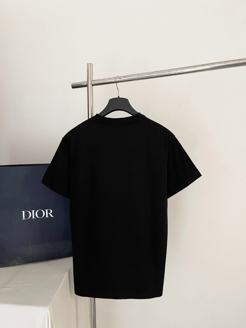Dior Cotton Jersey T-Shirt - Dior Reverse Embroidery, Black, Modern and Edgy, Luxury Designer Tee, Summer 2026