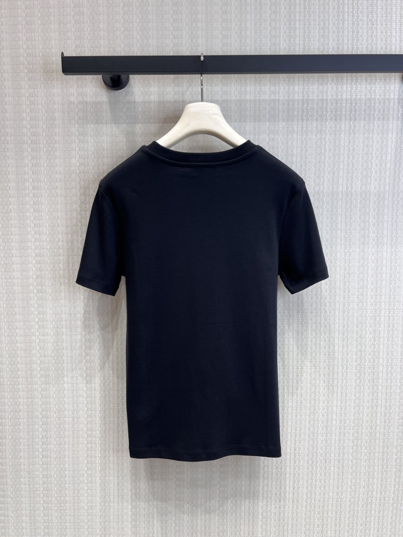 Dior Signature "Paris 8" Graphic T-Shirt - Luxury Black Cotton Crew Neck