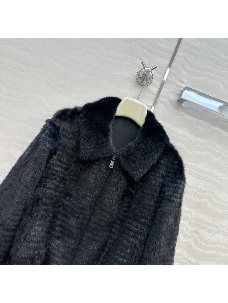 Fendi Limited Edition FF Black Saga Crown Velvet Mink Fur Coat — Copenhagen Auction House Purple Label | Artisan Craftsmanship | Timeless Luxury