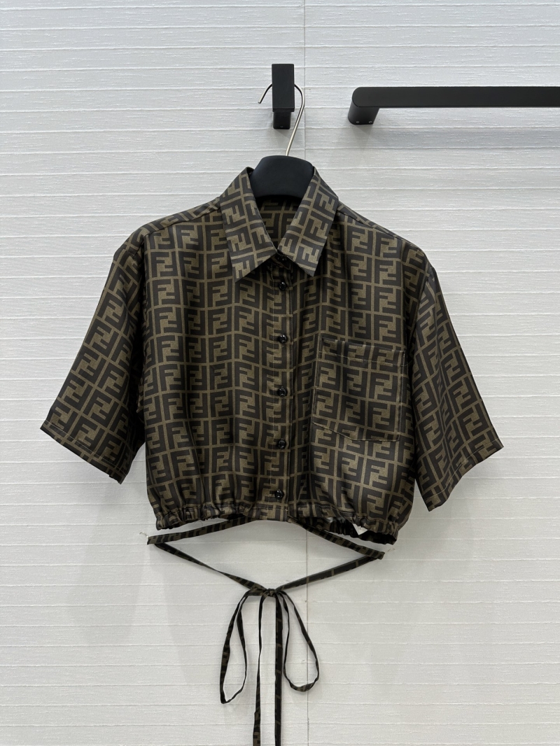 Fendi Exclusive FF Monogram Silk Blouse - Limited Edition
