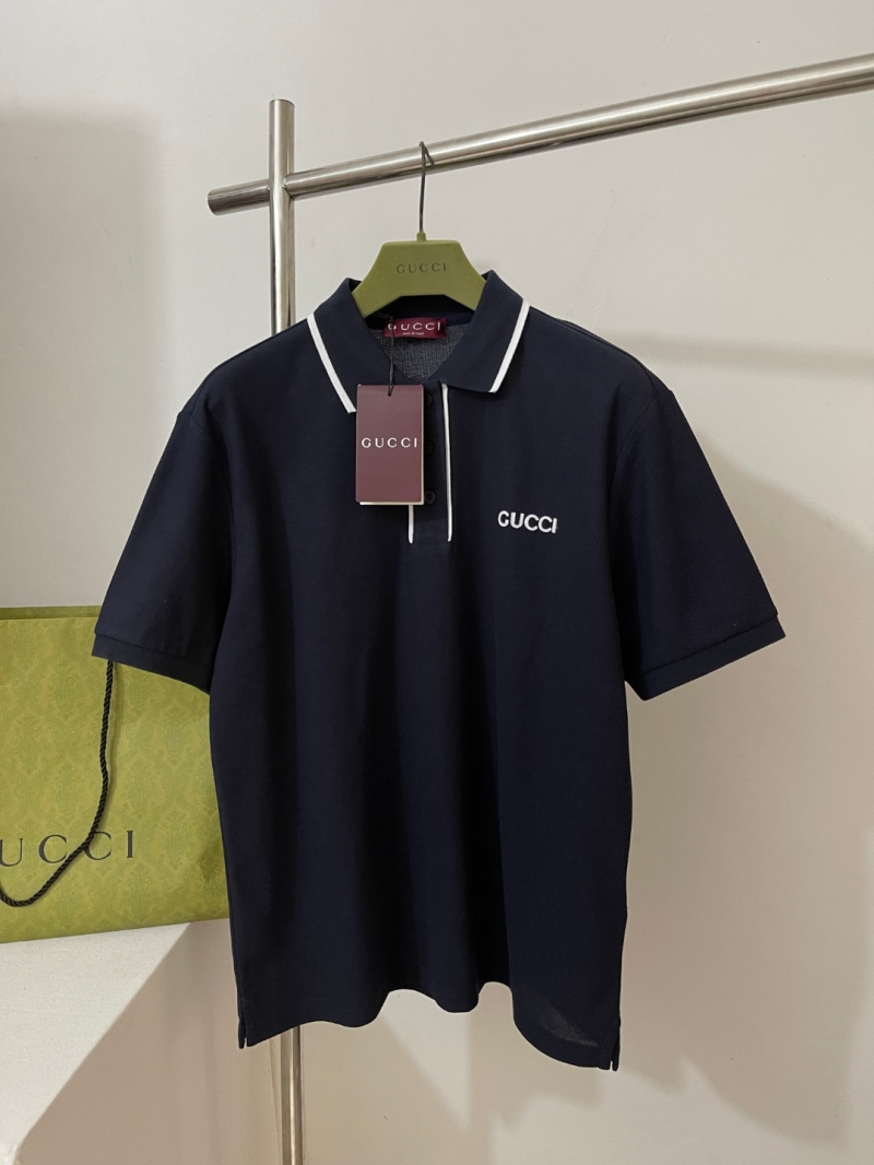 Gucci Classic Collared Polo Short Sleeve Shirt