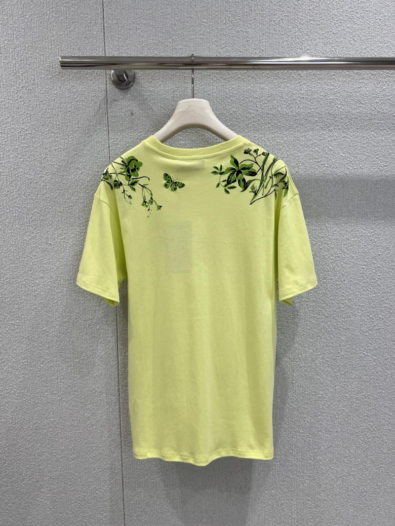 Gucci Spring/Summer 2025 Floral Print Short-Sleeve T-Shirt - Luxe Pink