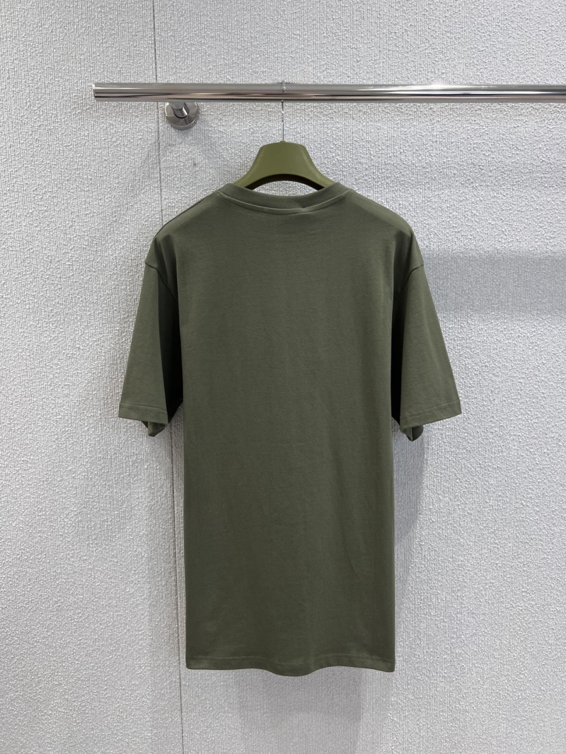 Gucci Spring/Summer 2025 Horsebit Print Embroidered T-Shirt Green