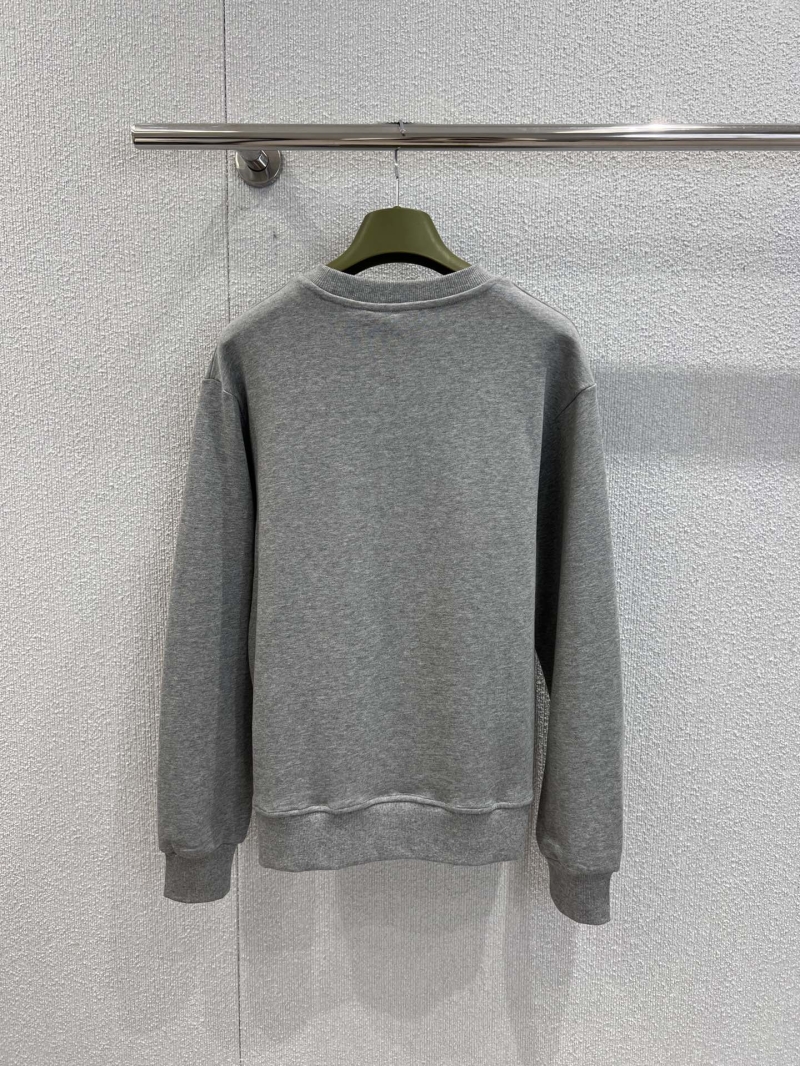 Gucci 25Fw Season Contrast Logo Sweatshirt in Gray | Luxe Soft Cotton, Exclusive Design