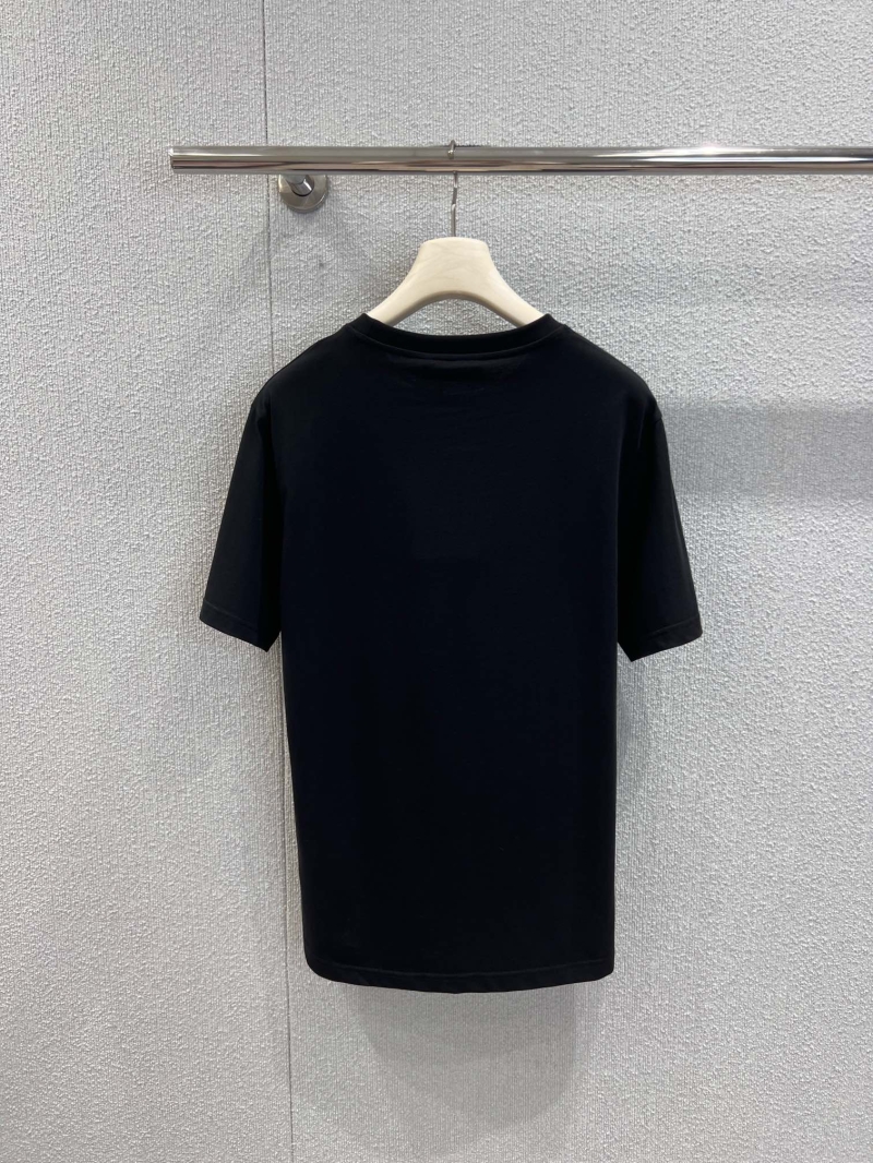 Gucci Signature Cotton Crew Neck T-Shirt, Subtle Lime Lettering, Black