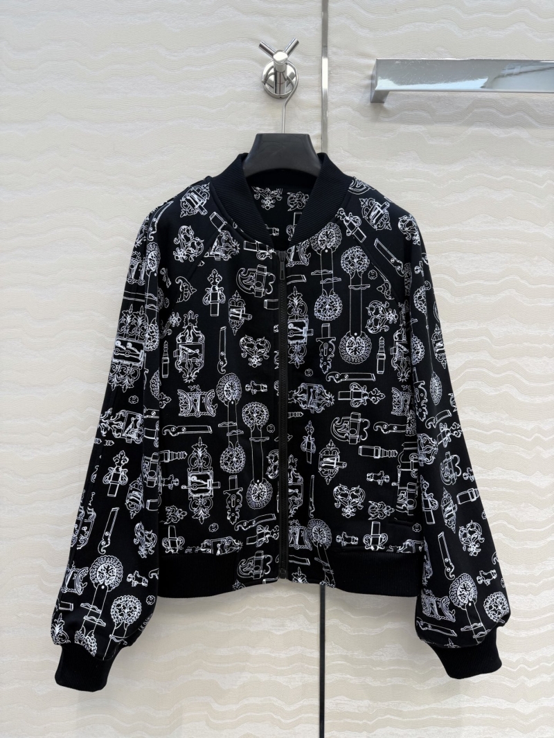 Hermès 100% Pure Cotton Jersey Coaching Remix Print Sports Jacket and Shorts Set