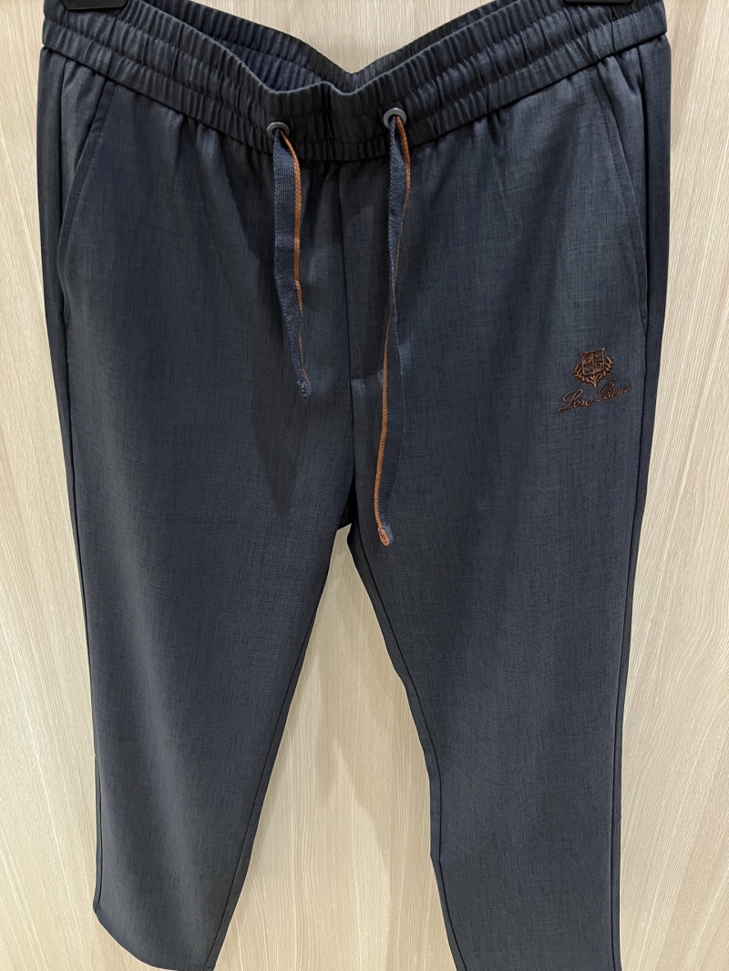 Loro Piana Luxe Tencel Old Money Trousers - Exclusive Drape & Sophistication