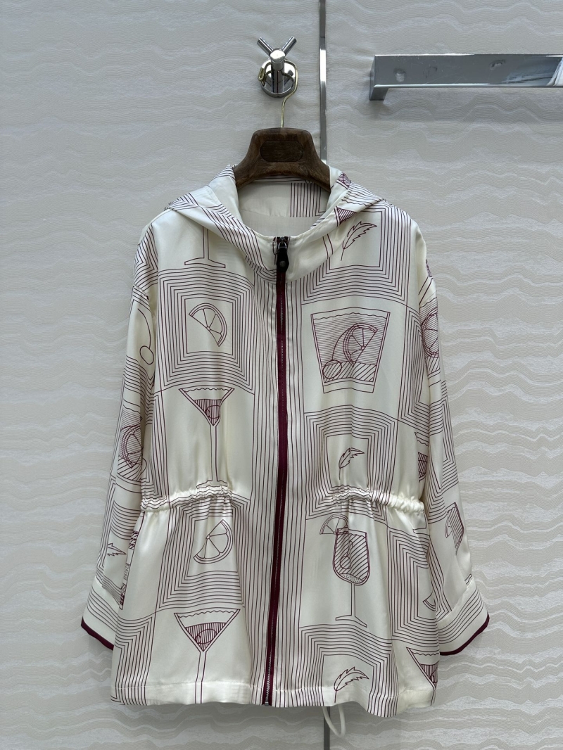 Loro Piana Island Escape Silk Cocktail Print Jacket - Luxe & Versatile