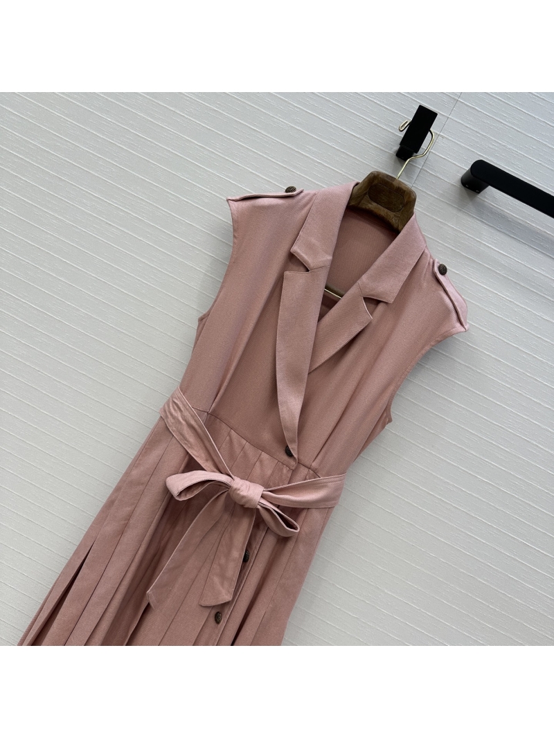 Loro Piana Elegant Linen Vest Dress - Minimalist Chic