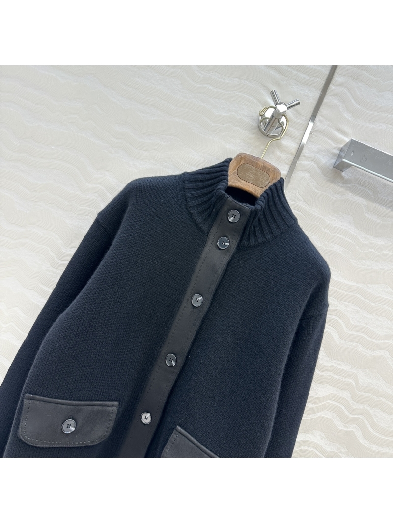 Loro Piana Exclusive Luxe Cashmere Stand Collar Jacket in Black - Timeless Old Money Style