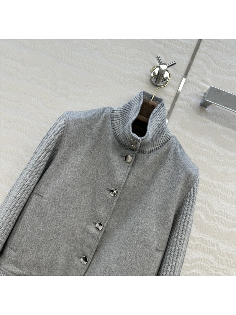 Loro Piana Exclusive Luxe Cashmere Wool Blend Jacket in Grey - Timeless Elegance
