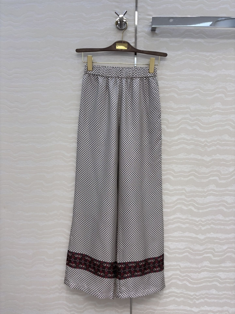 Loro Piana Exclusive High-Intelligence Old Money Style Silk Wide-Leg Pants