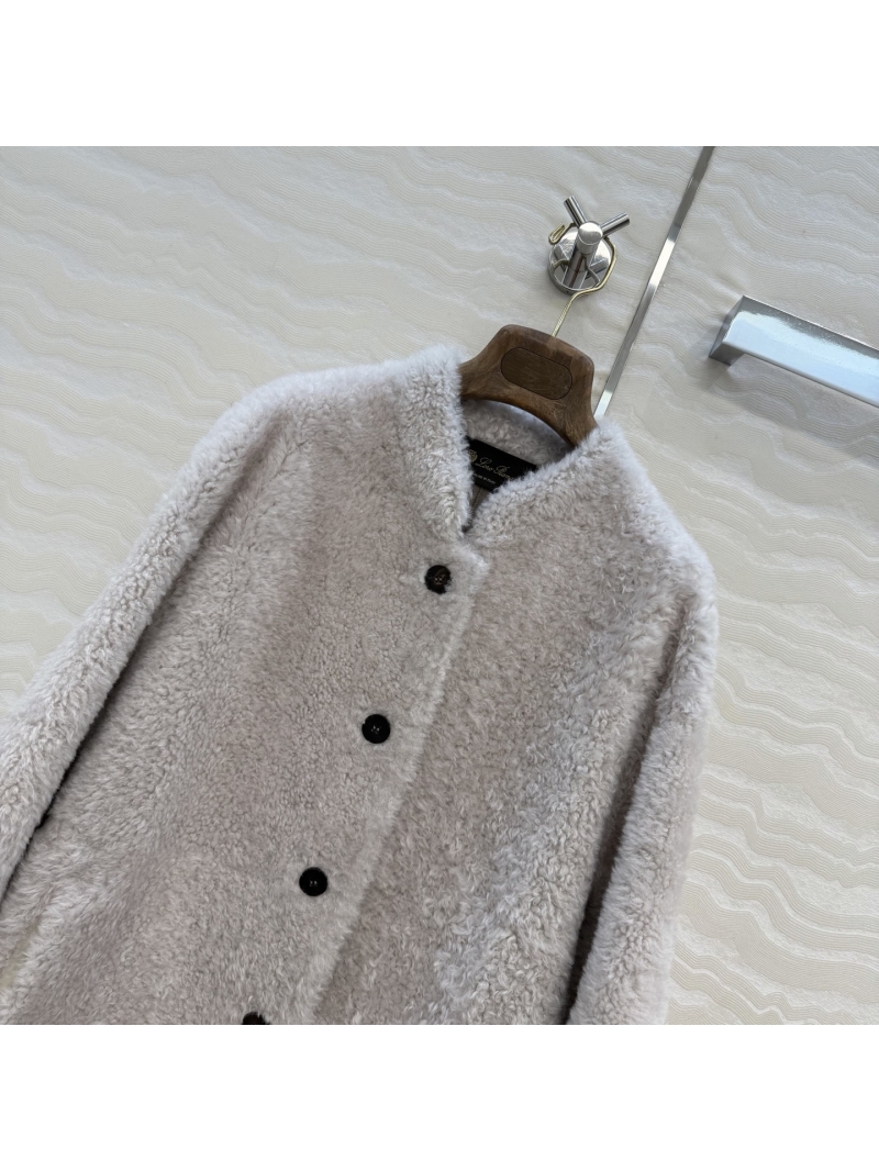 Loro Piana Alpine Lamb Shearling Spagna Coat | H-Line Jacket | Hand-Stitched Luxury Outerwear