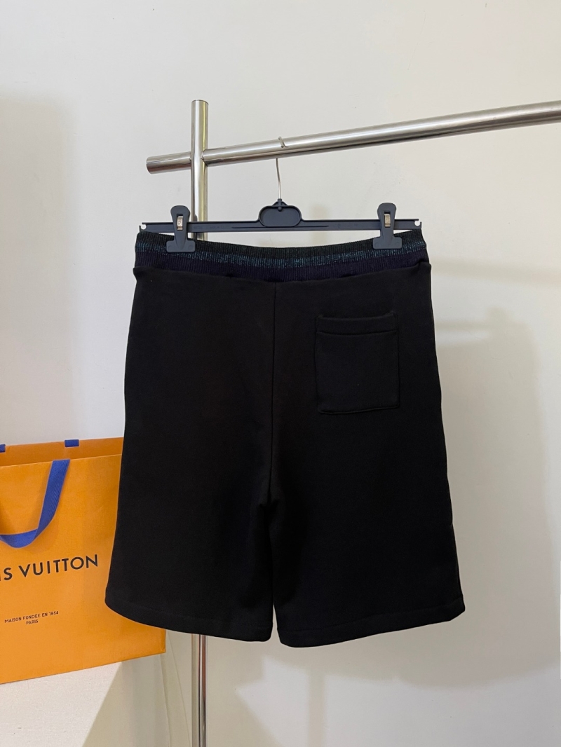 Louis Vuitton Men's College Style Embroidered Shorts