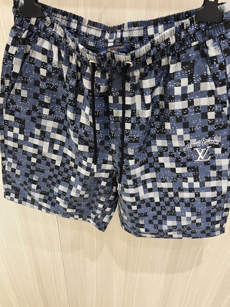 Louis Vuitton Mosaic Jacquard Men’s Casual Shorts - Luxe Summer Essential