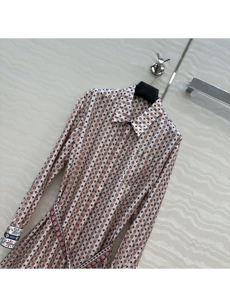 Louis Vuitton Monogram Silk Resort Dress - Luxe & Elegant