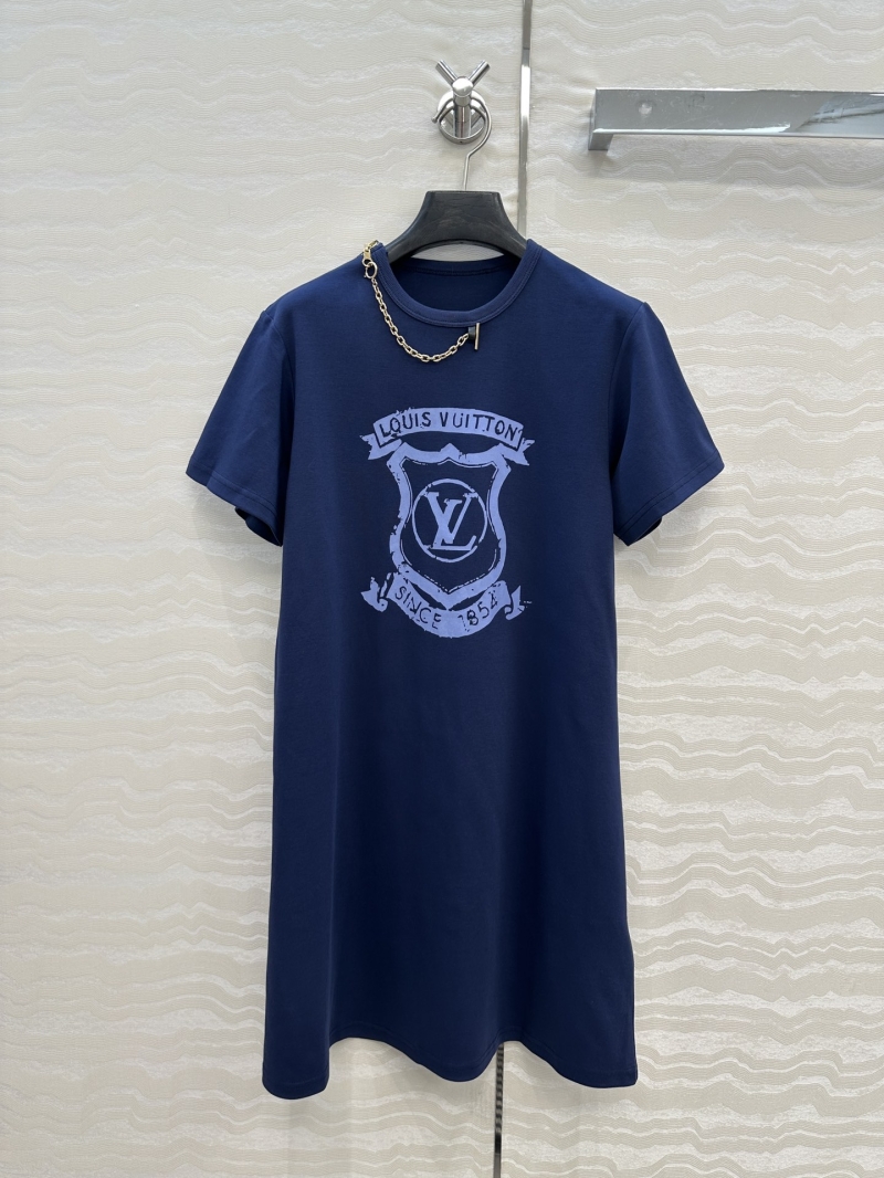 Louis Vuitton Bourgeoise Metal Chain Short Sleeve Dress