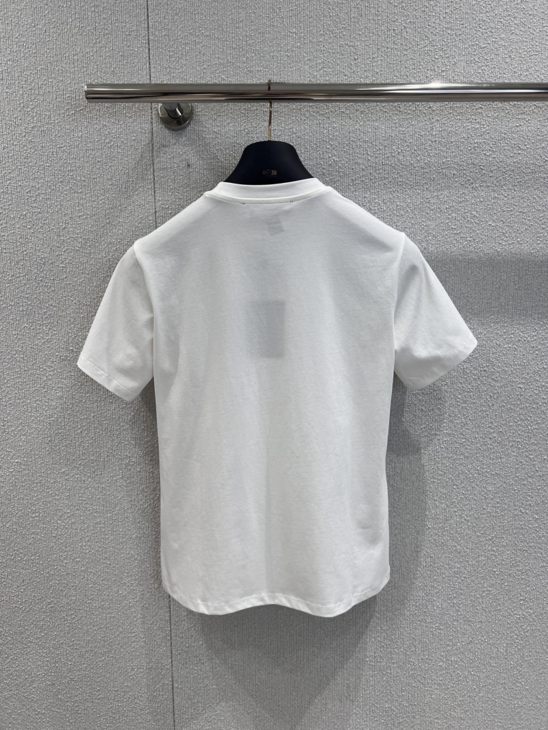 Louis Vuitton Spring/Summer 25 Luxe Chain-Detail Round-Neck T-Shirt in Black