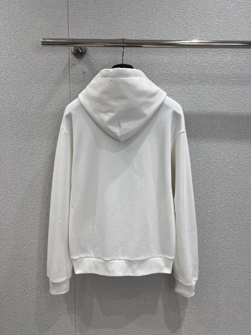 Louis Vuitton Blue Floral Print Drawstring Hoodie - Luxe Unisex Pullover with Adjustable Fit