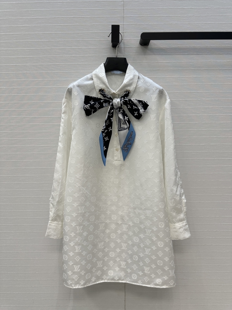 Louis Vuitton Monogram Sproty Shirt Dress - Luxe Casual Elegance