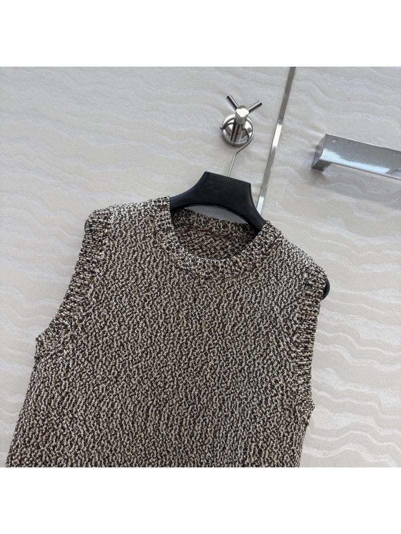 Louis Vuitton 26S Early Spring Resort Pure Cotton M&eacute;lange Knit Vest