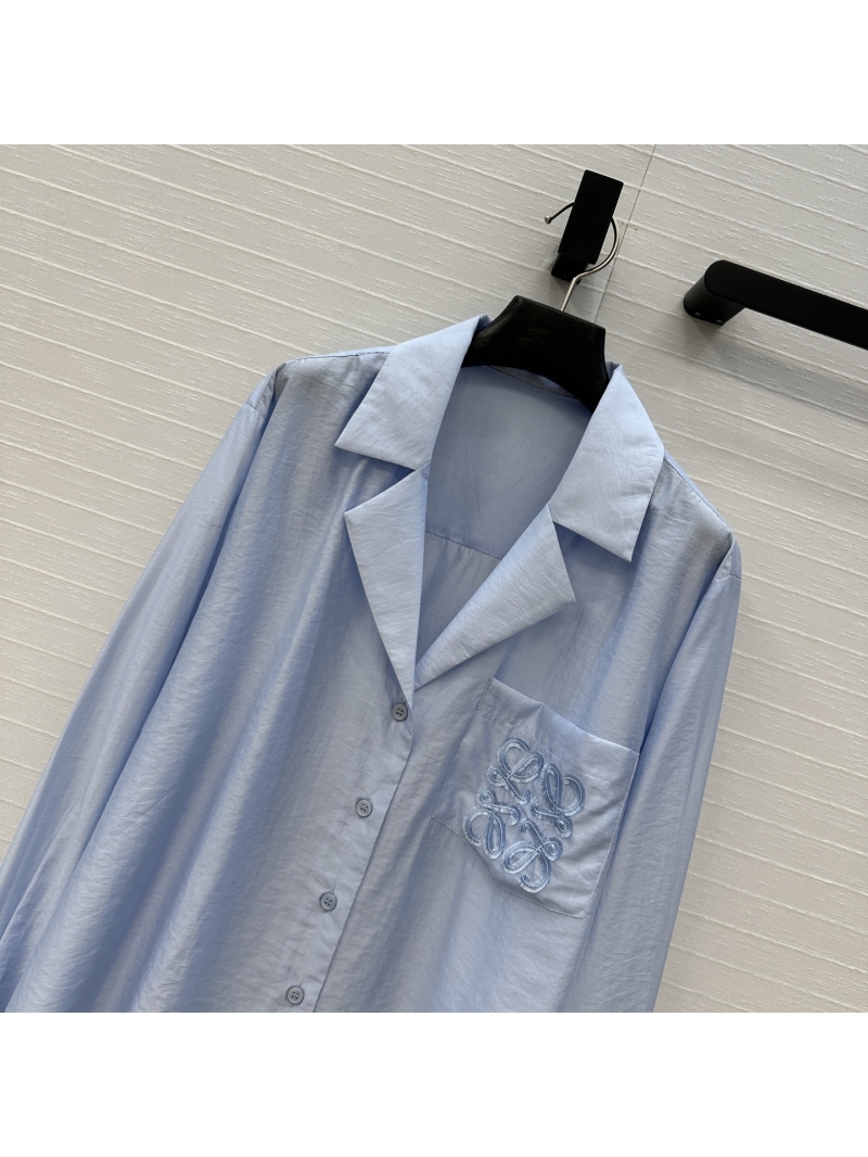 Loewe Paula’s Island Resort Light Blue Tencel Shirt - Luxe & Versatile